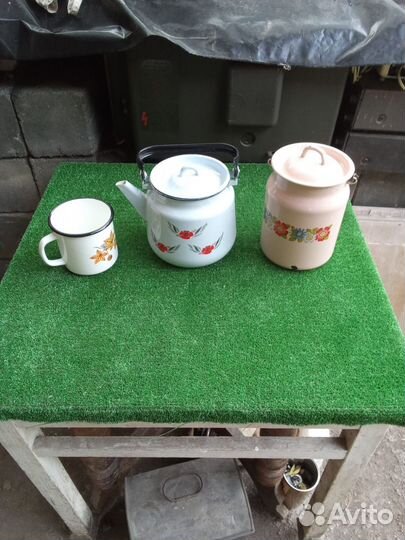 Посуда эмалированная СССР