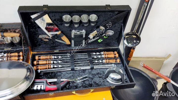 Шашлычный набор в кейсе