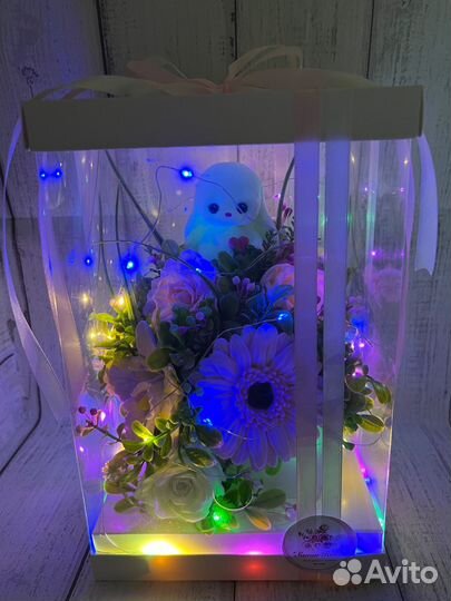 Мыло ручной работы. Светящийся букет