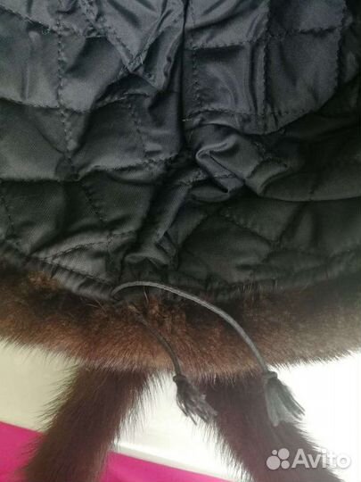 Шапка норковая женская