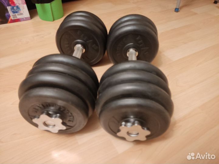 Гантели разборные 20 кг titan Barbell - d26