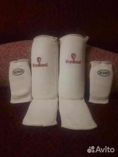 Защита рук, голени и стопы для каратэ на ребёнка