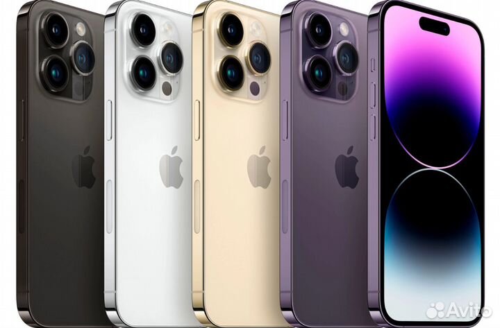 Apple 14 Pro 128 гб, nano SIM+eSIM, Deep Purple