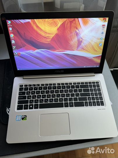Игровой Asus i5-7300H,8Гб,SSD+HDD,GTX-1050