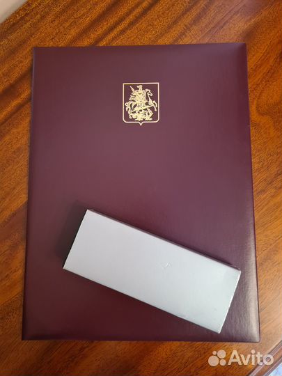 Папка для документов a4, в наборе карандаш