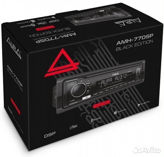 Автомагнитола AurA AMH-77DSP black edition