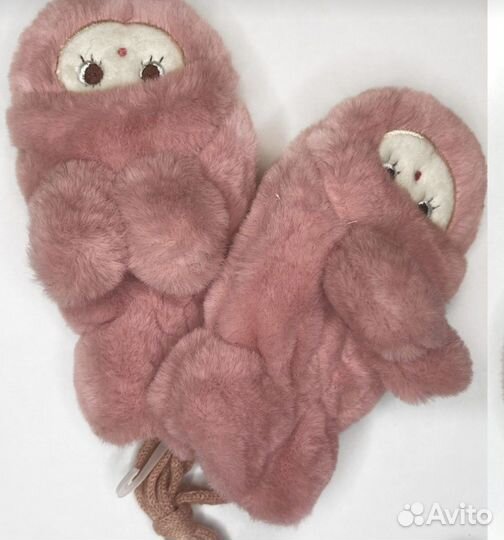 Варежки зимние детские