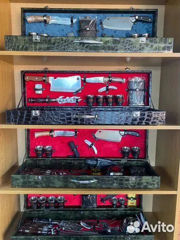 Подарочный набор с шампурами для мужчины