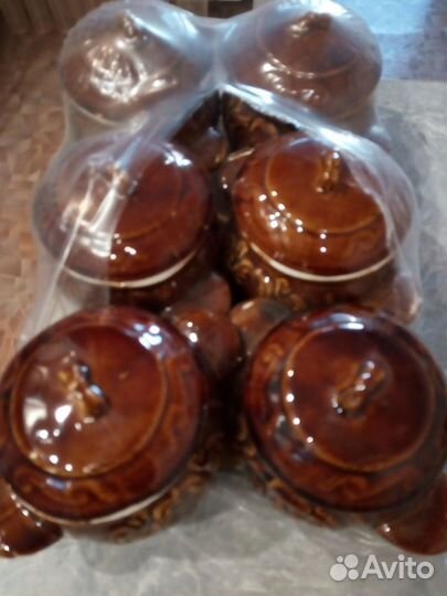 Продаю глиняные горшочки