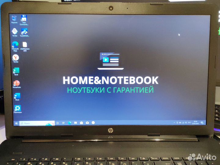 Мощный ноутбук HP 17.3 озу12гб SSD/HDD двевидеок