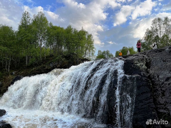 Водопады в окрестностях Мурманска