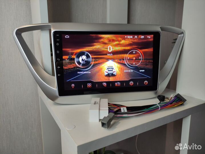 Магнитола 2din android Hyundai Solaris 2