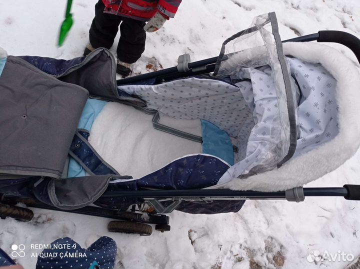 Детские санки коляска