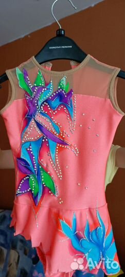 Купальник гимнастический для выступлений 4-5 лет