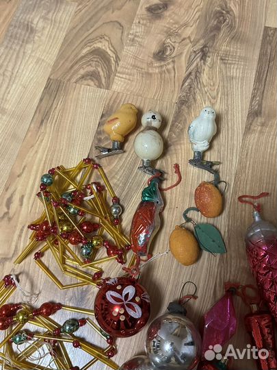 Елочные игрушки СССР одним лотом