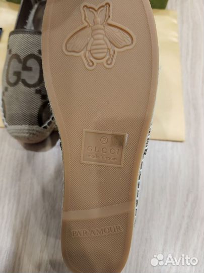 I0416AVT910320 Эспадрильи Gucci 39