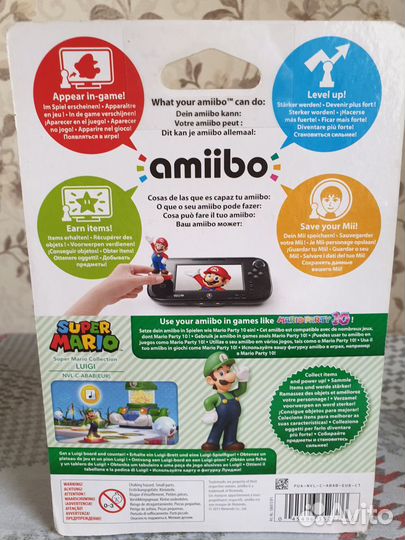 Amiibo Луиджи (Серия Super Mario) новый