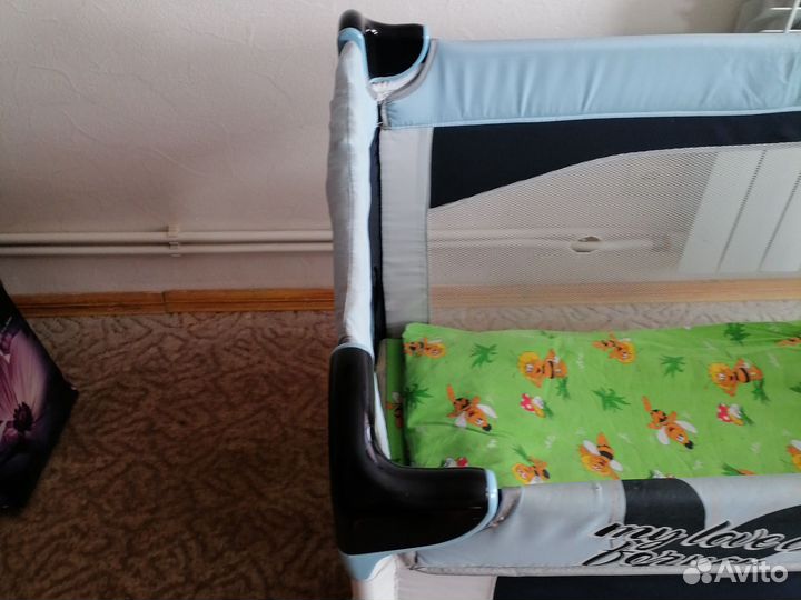 Детская кровать манеж с матрасом