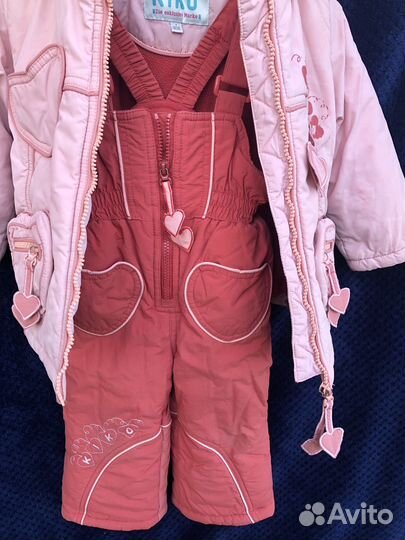Зимний костюм на девочку 80 размер