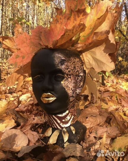 Декоративное кашпо «Африканка»