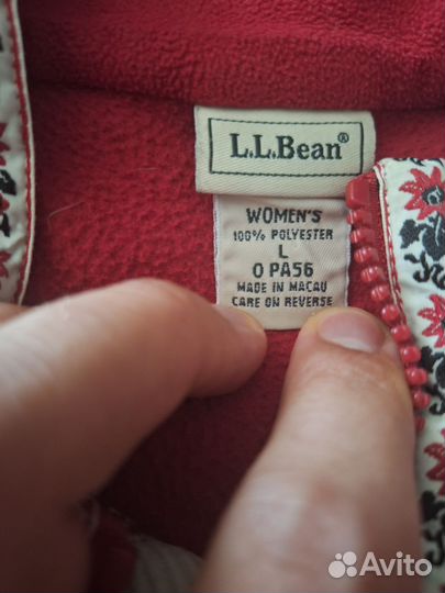 Флисовая кофта женская l.l.bean