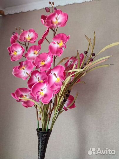 Букет искусственных цветов орхидеи фаленопсис