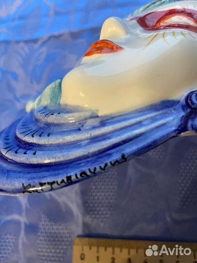 Маска фарфор настенная