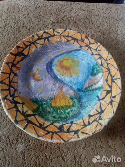 Настенные декоративные тарелки-картины