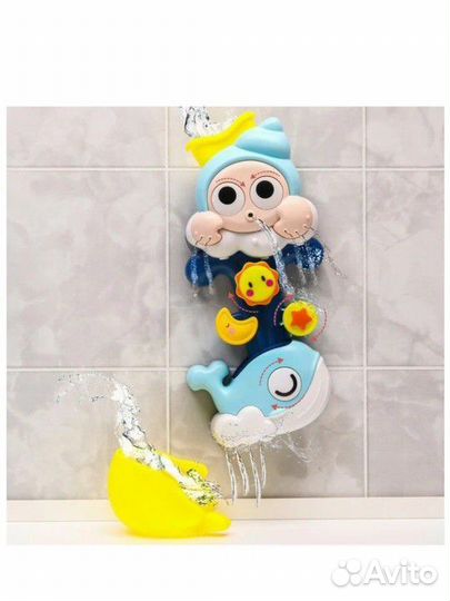 Игрушка для купания Bath Toys «Кит с гномиком»