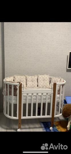 Детская кровать овальная