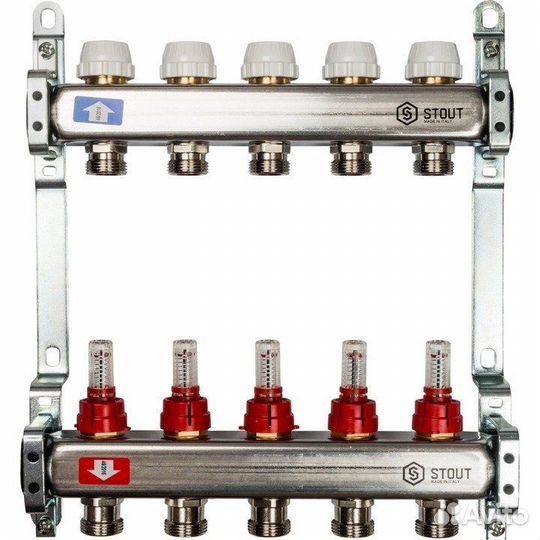 Коллектор отопления контура 14 контуров