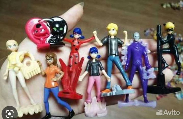 Фигурки Леди Баг, Супер Кот, Рина Скрытая, Орлица