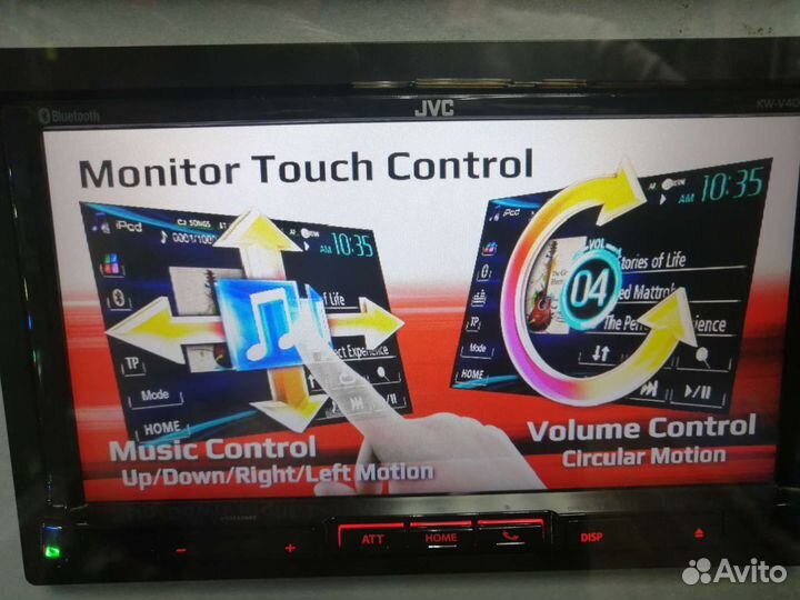 Автомагнитола 2din jvc KW-V40bt