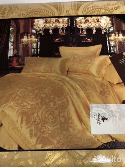 Покрывало из жаккарда евро + 2 наволочки