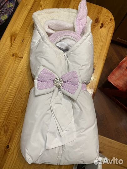 Зимний конверт на выписку