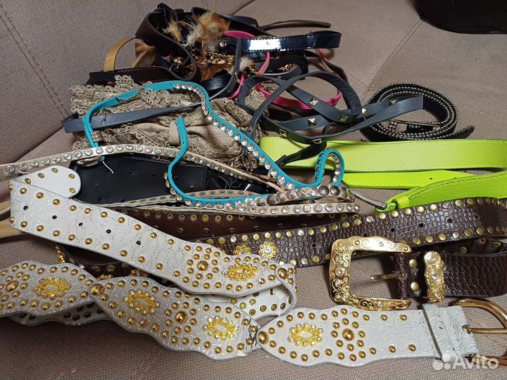 Ремни женские разные