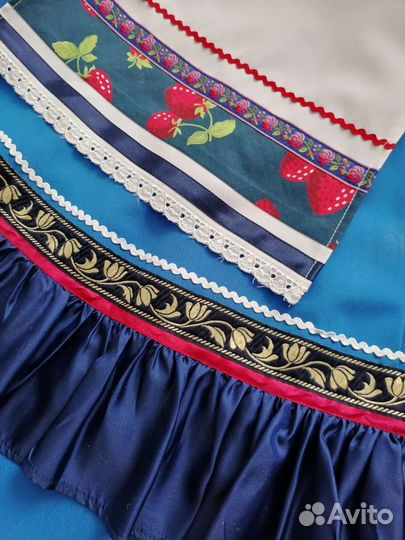 Казачий костюм юбка-блуза 7-9 лет