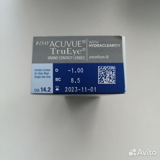 Контактные линзы 1-day Acuvue TruEye