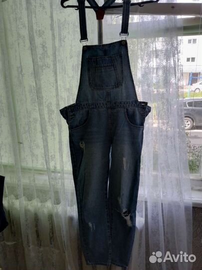 Джинсовый комбинезон женский 44 46