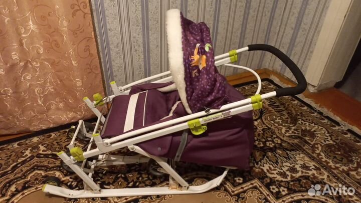 Коляска санки
