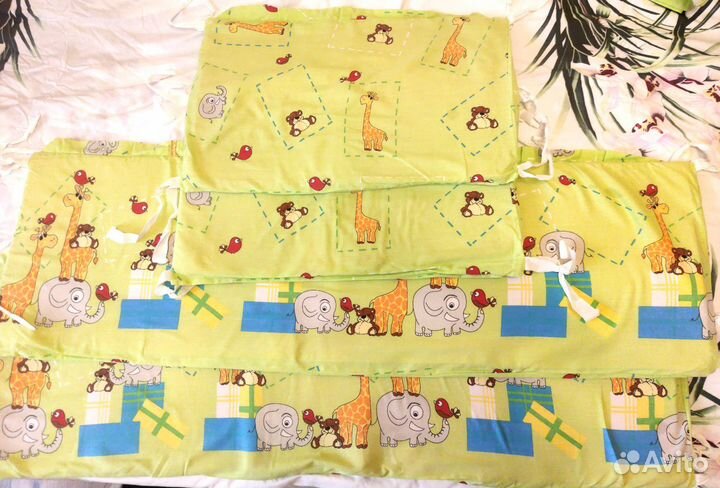 Бортики в детскую кроватку