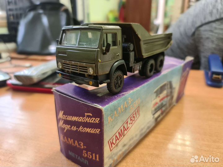 Модель 1:43 Камаз 5511 хаки