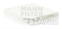 Фильтр салона cu2544 mann-filter