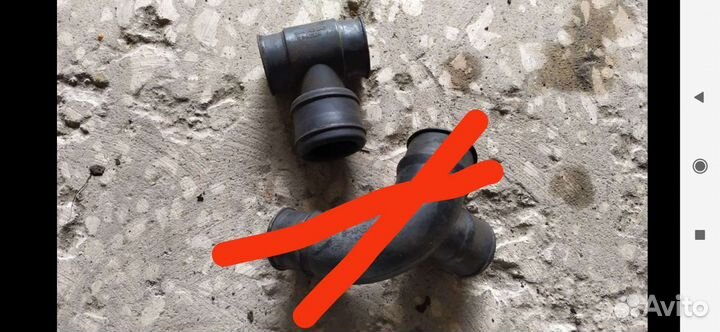 Тройник вкг Пассат б5+ awt