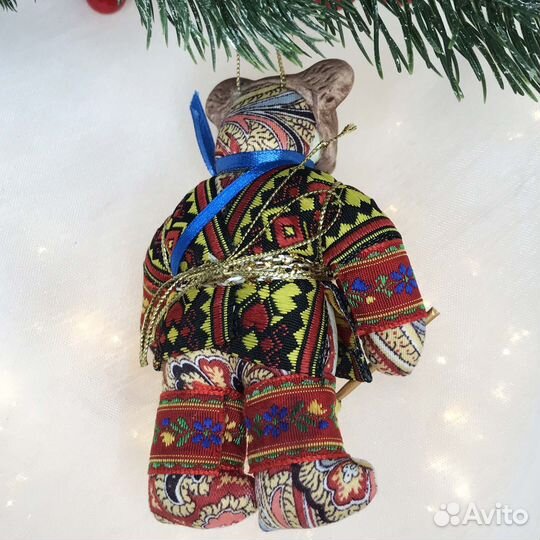 Елочная игрушка ручной работы