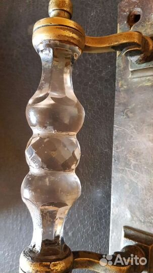 Ручка старинная хрусталь