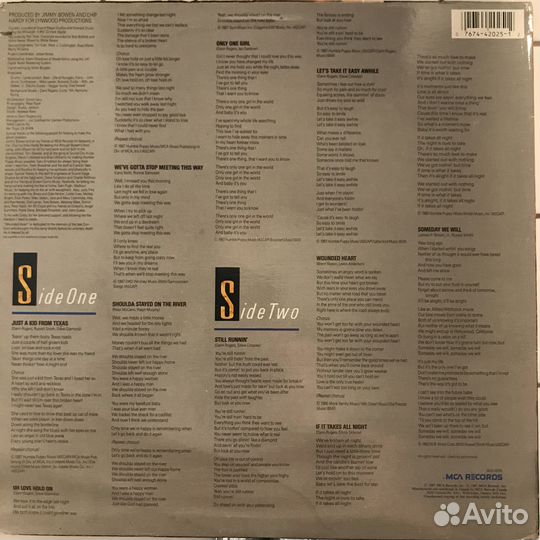 Винил кантри, фолк Канада Dann Rogers