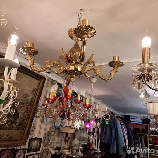 Люстра.разные.винтаж. прованс