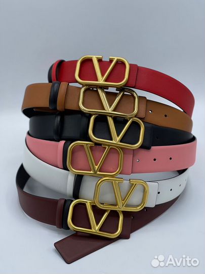 Ремень женский двусторон Valentino Vlogo Signature