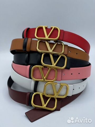 Ремень женский двусторон Valentino Vlogo Signature